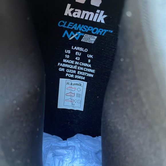 Kamik - Mens Larslo Boots,ize 10 US mens, color black.
